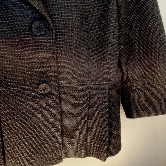 Loft Petites Black Textured Blazer - Picture 5 of 8
